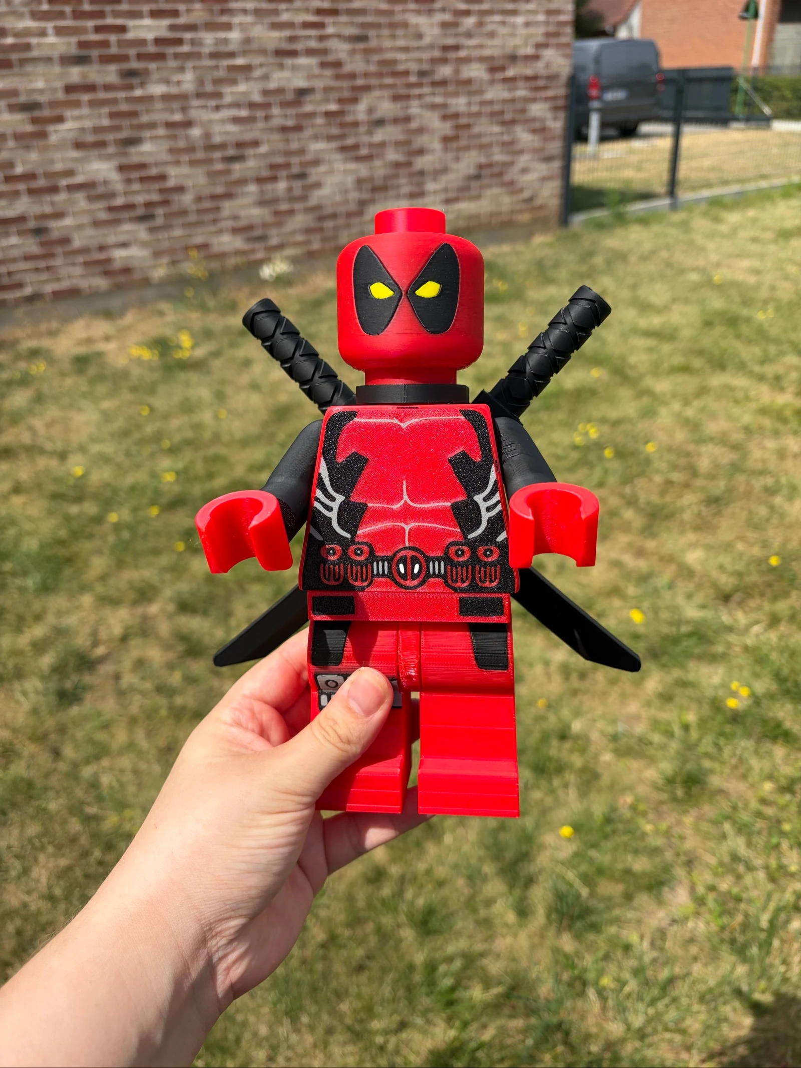 Figurina Deadpool XXL 20 cm – Impressão 3D – Nova – photo 3